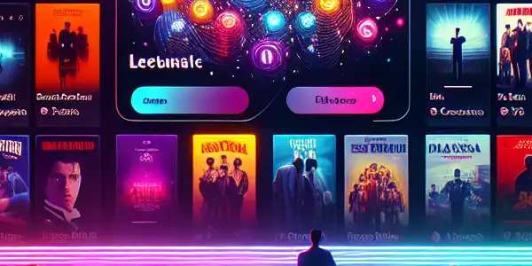 A modern digital interface for an adult entertainment platform featuring diverse Japanese AV film thumbnails and user engagement elements.